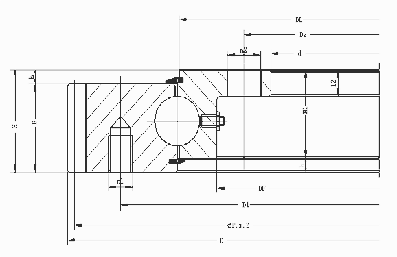 Slewing Bearing With External Gear 2
