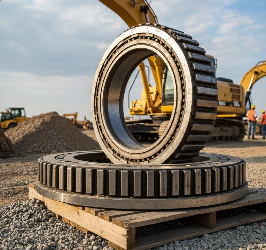 Rodamientos giratorios en obras