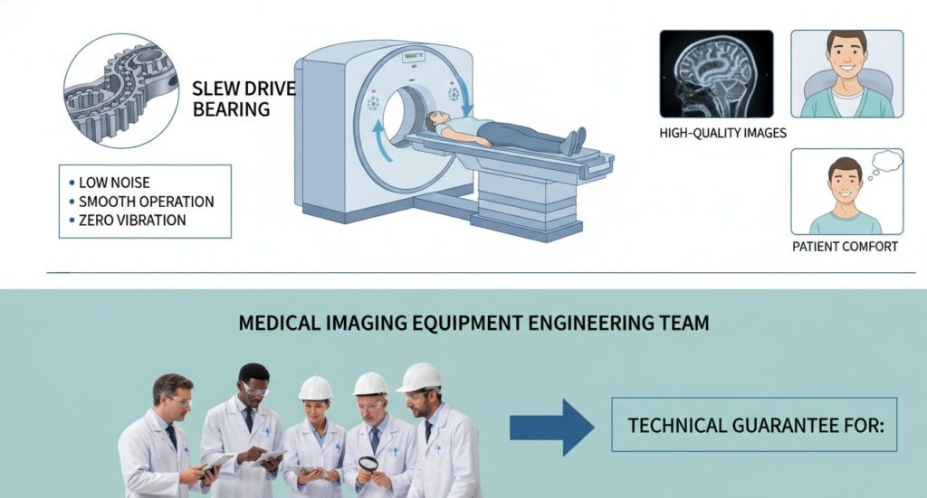 Slew Drive Bearing Applicable crowd To Medical imaging equipment engineering team