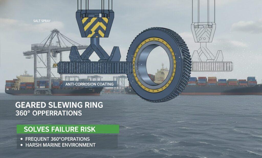 Getriebedrehverbindung Anwendbare Menge für automatisierte Terminal- und Hafenmaschinen Beschaffungsbeauftragter