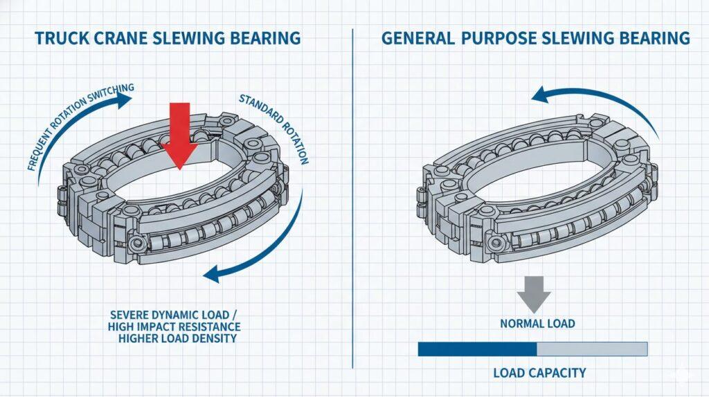 Truck Crane Slewing Bearing Comparison Points