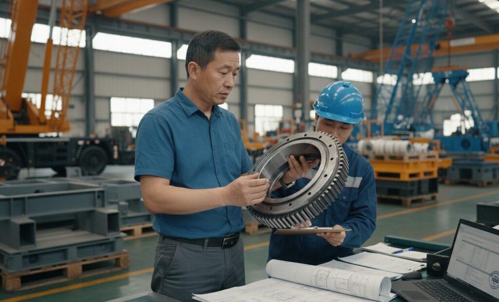 Truck Crane Slewing Bearing Applicable crowd