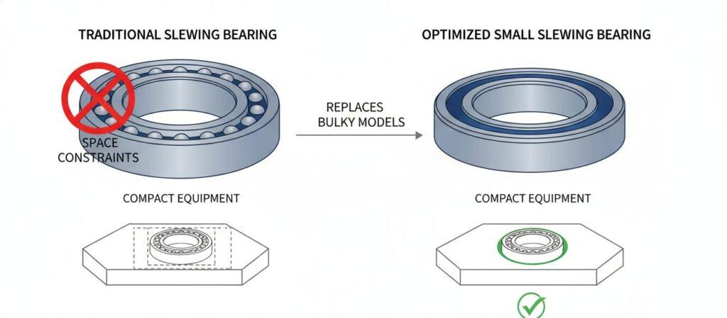 Small Slewing Bearing Comparison Point