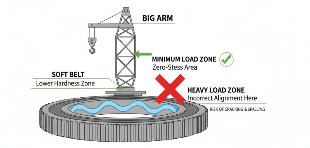 Precautions for replacing slewing bearings