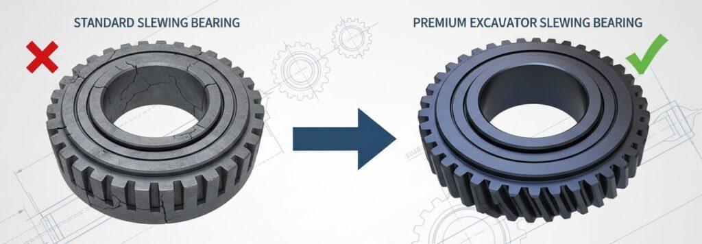Slewing Bearing for Excavator comparison point