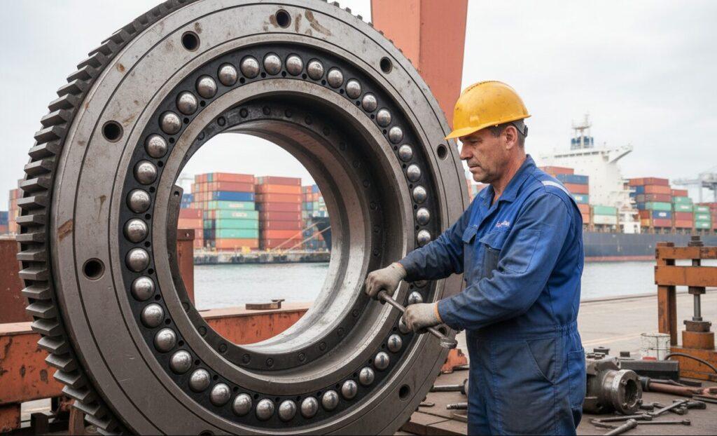 Large Slewing Bearing Applicable Crowd