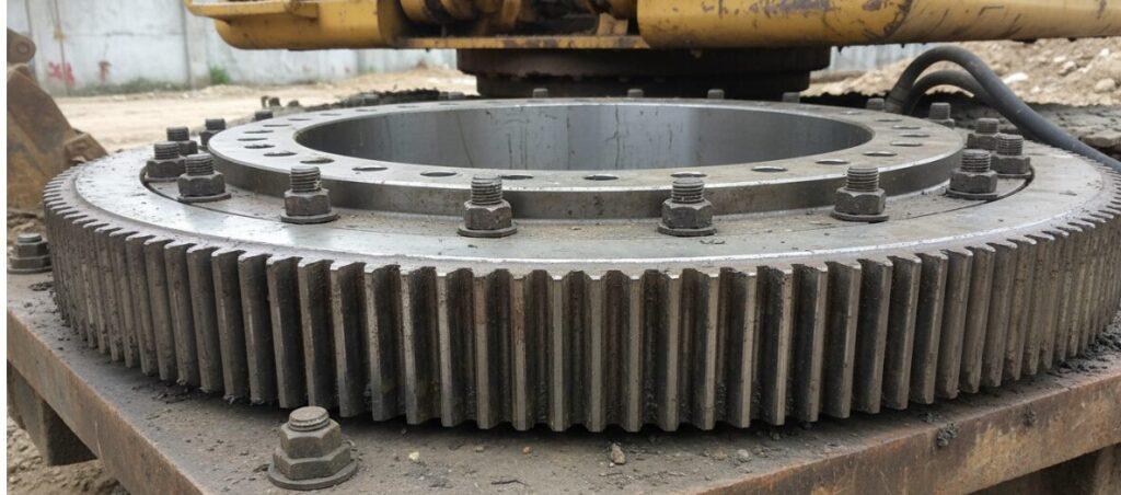 Excavator slewing bearing photos
