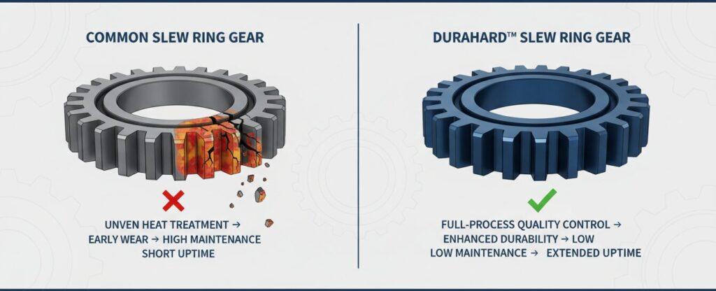 Drehkranzgetriebe Vergleichspunkte