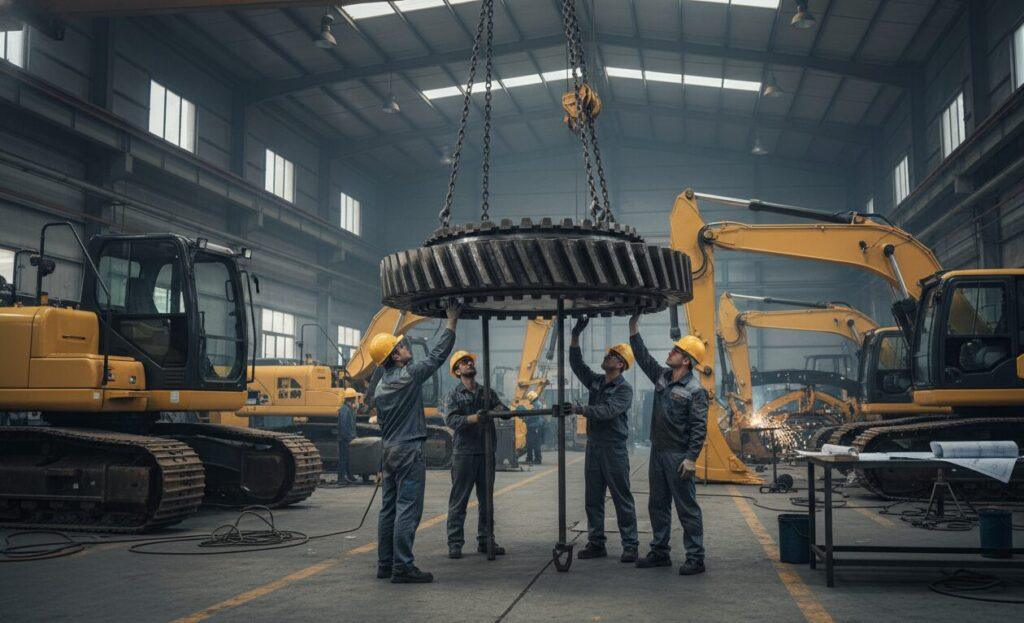 Drehkranzgetriebe Anwendbare Menge