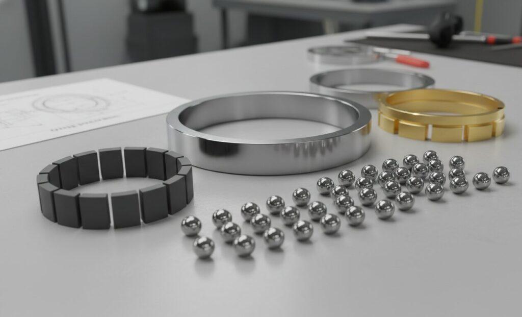 precision turntable bearing materials