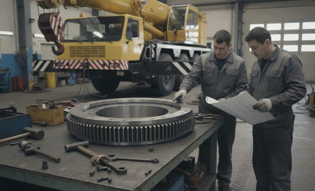 Drehkranzkran Anwendbare Menge