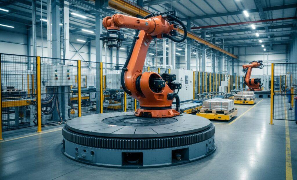 Großwälzlager mit Außenverzahnung Anwendbare Menge