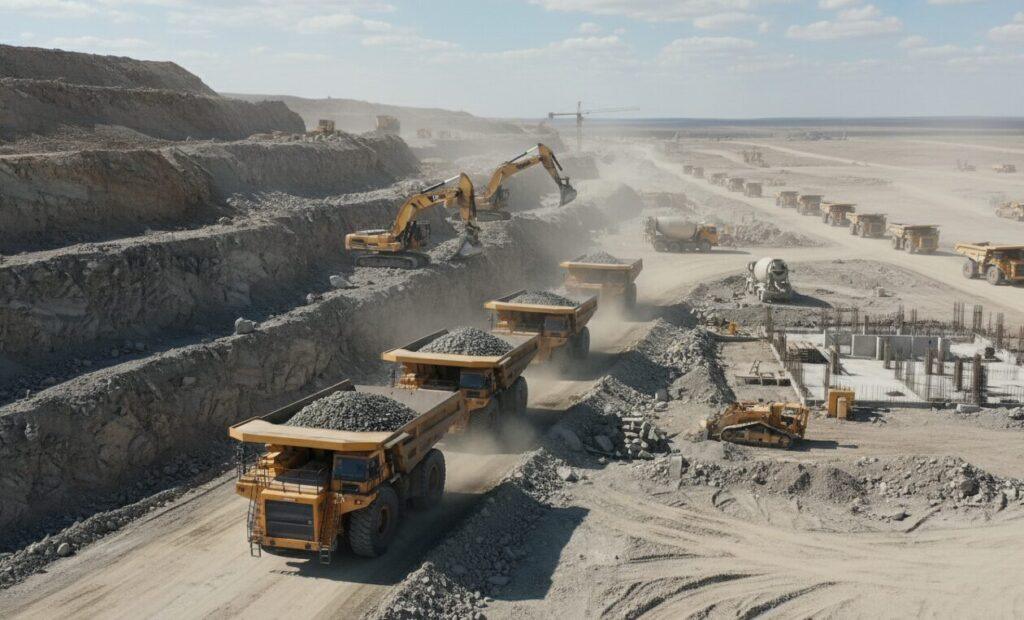 Slew Ring Bagger Anwendbare Menge