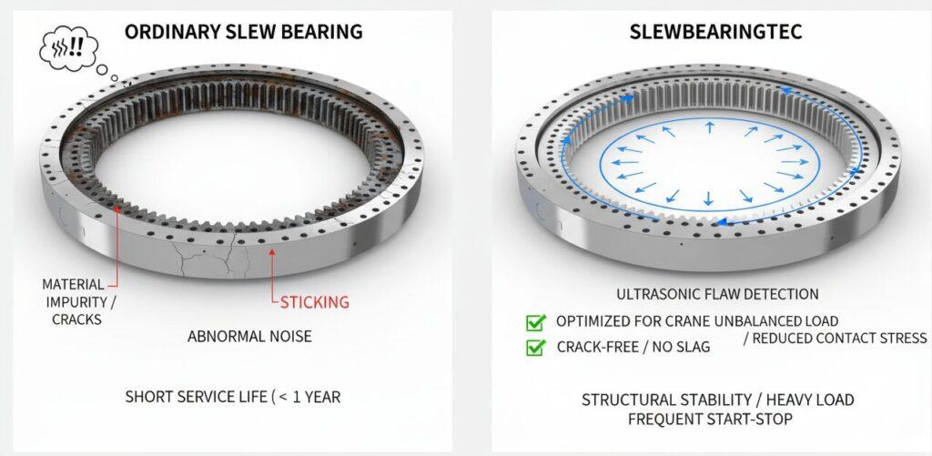 Schwenklagerkran Vergleichspunkte