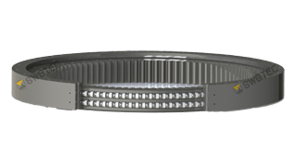 Coronas de giro de bolas de doble hilera