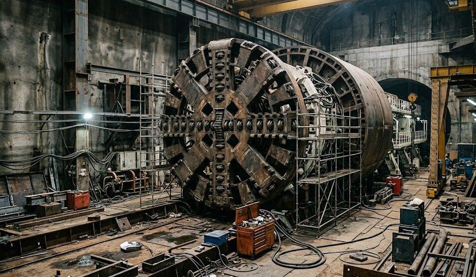 Drehkranzlager mit Innenverzahnung für Crowd