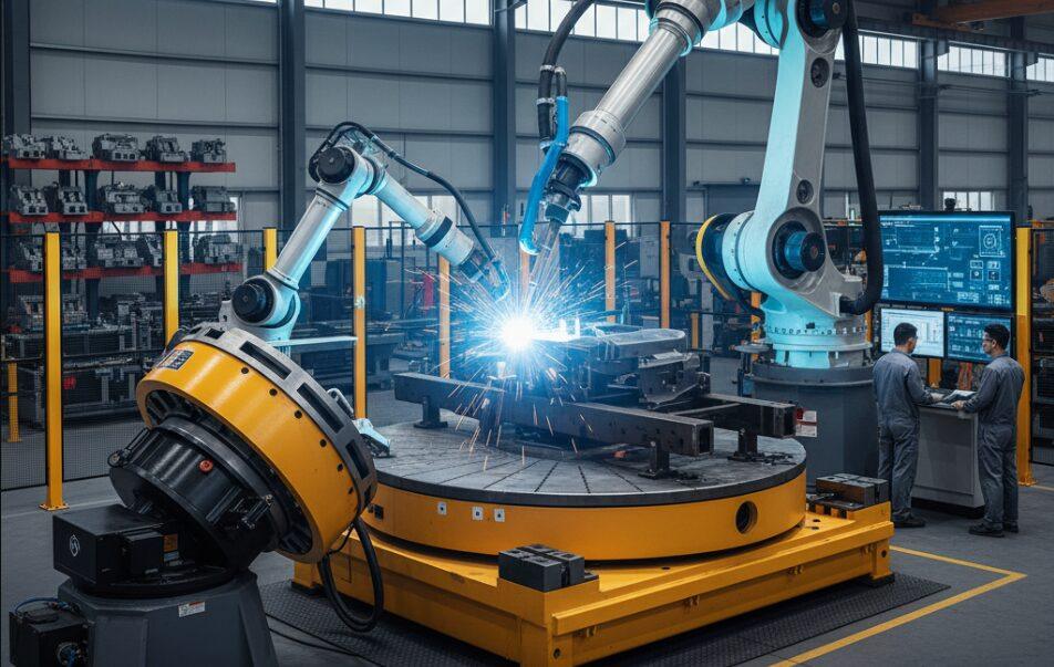 Großwälzlager mit Außenverzahnung für Crowd