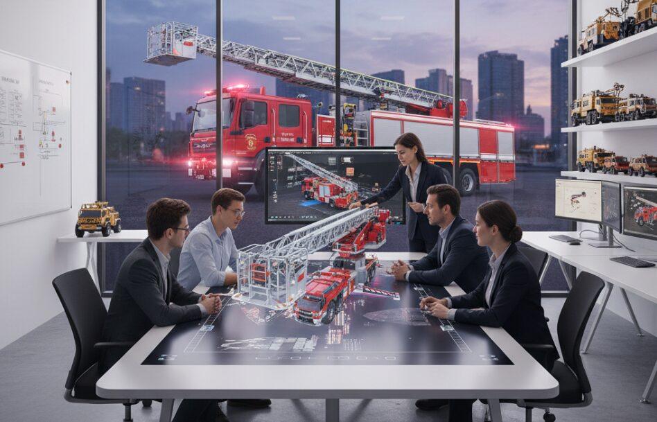 Großwälzlager mit Außenverzahnung für Crowd