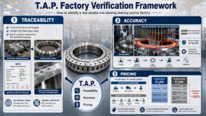 Top Double Row Ball Slewing Bearing Factory Direct