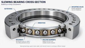 What Is A Ring Bearing? Slew Bearing Types Expl...